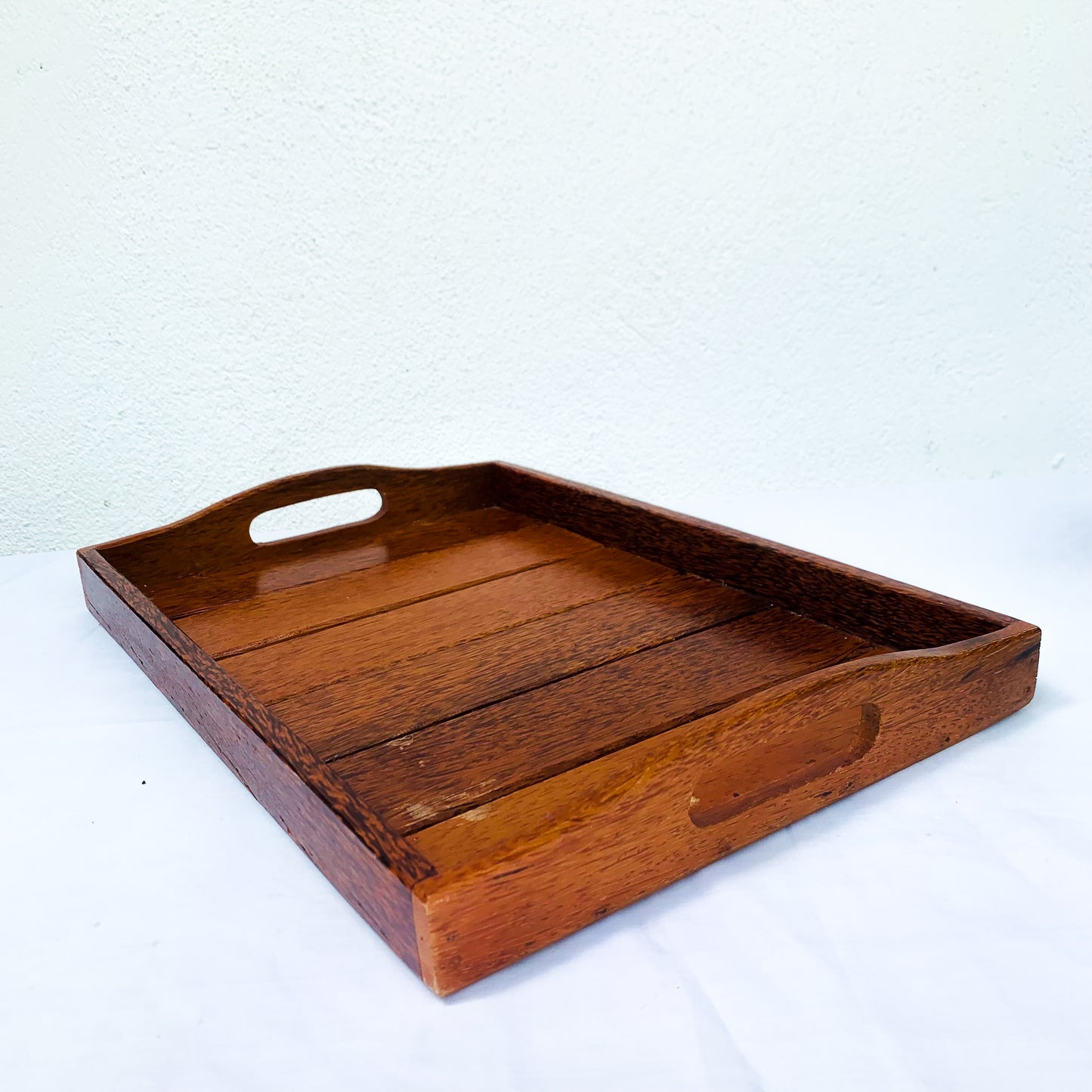 Coconut Shell Desert Cup with wooden Tray