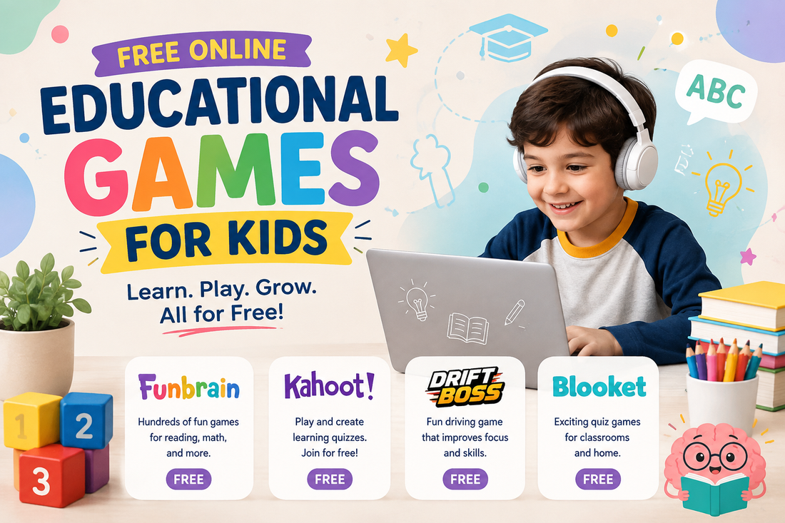Free Online Educational Games for Kids