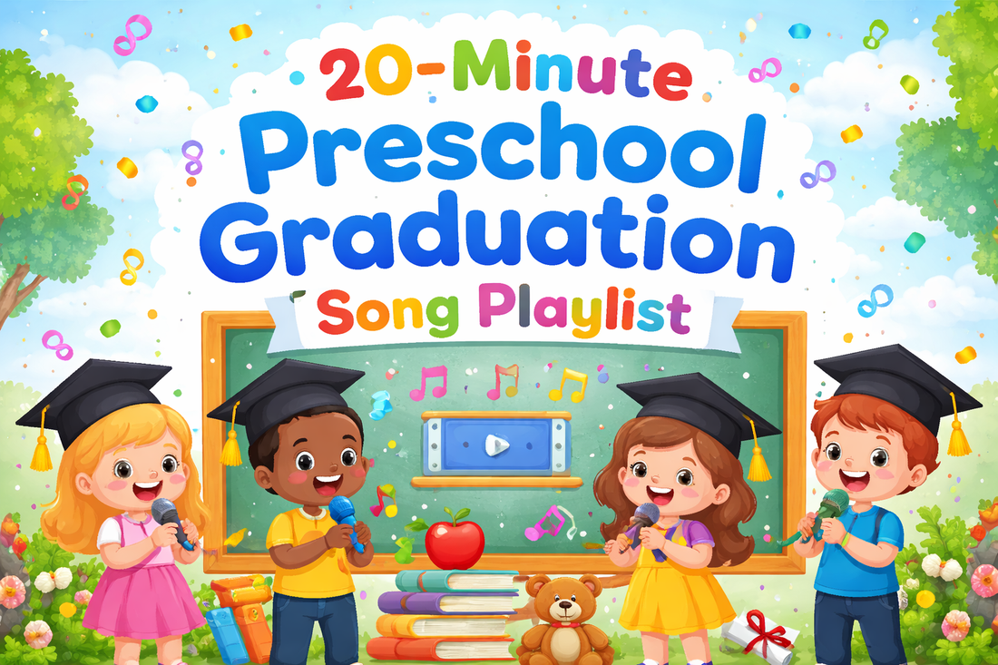 Preschool Graduation Song Playlist blog 