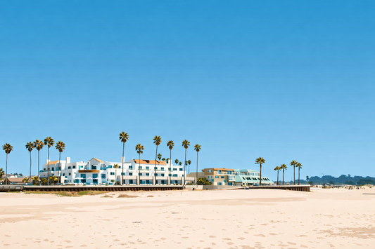 Sandcastle Hotel on the Beach, a popular beachfront hotel in Pismo Beach