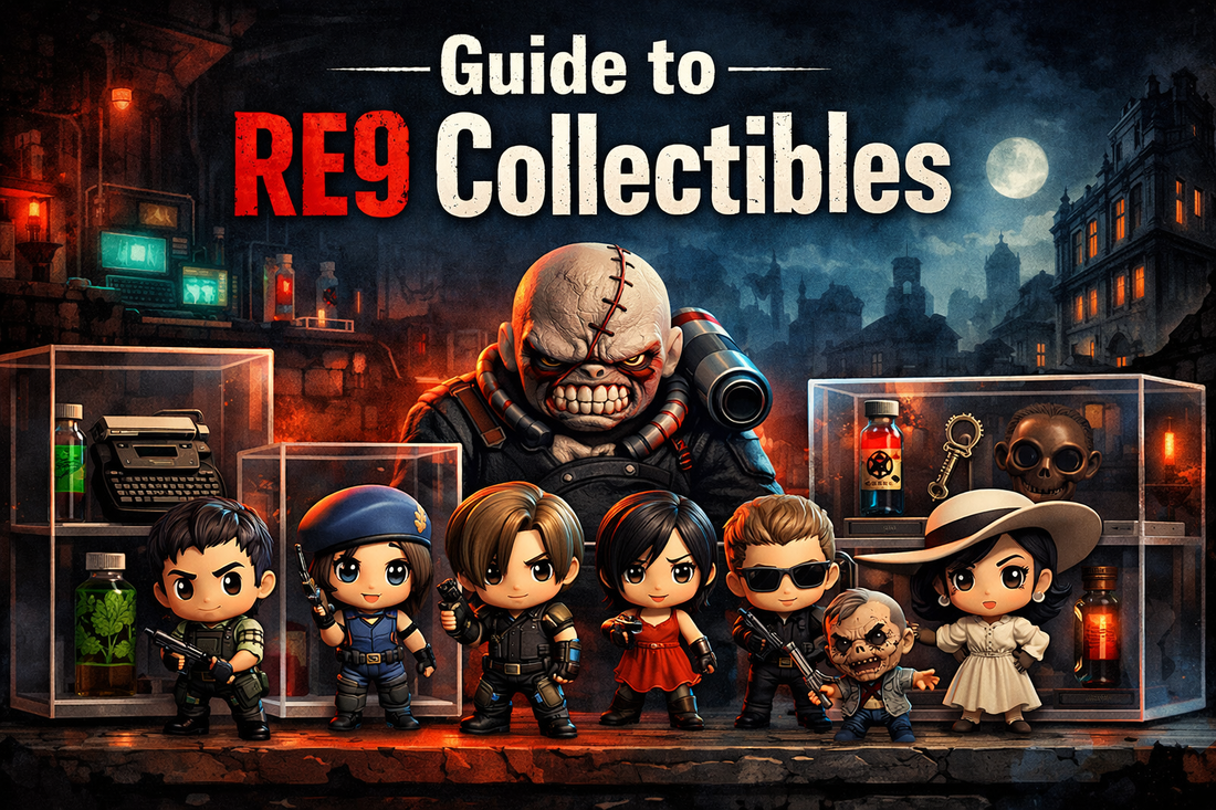 Beginner Guide to Resident Evil Requiem collectibles. Discover what to collect, where to buy authentic items, how to protect them, and smart tips to build an impressive collection inspired by the iconic Resident Evil universe
