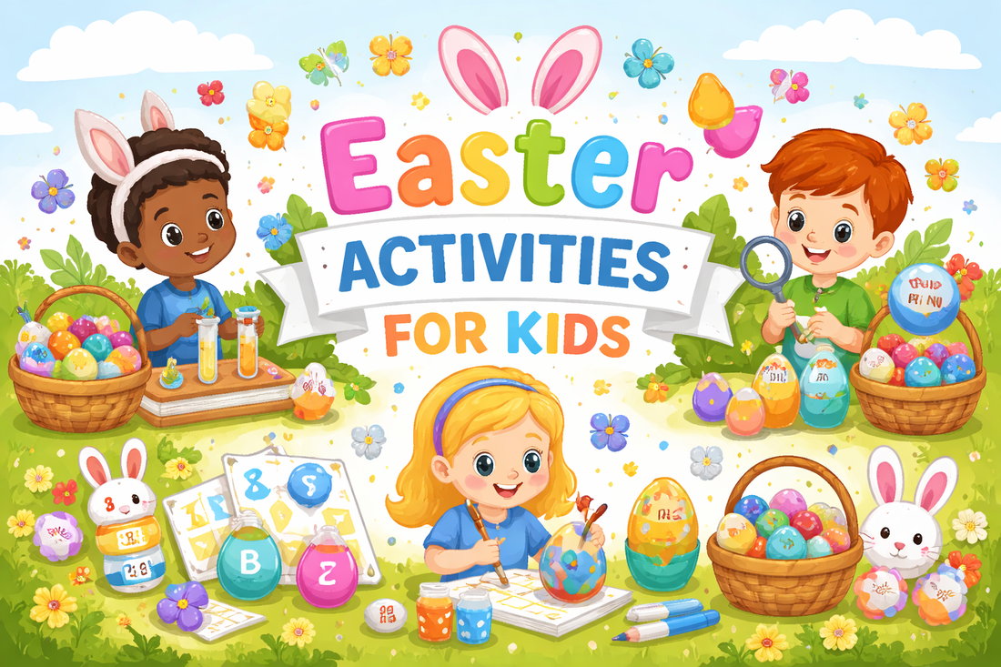 simple and fun Easter activities for kids. Each one helps children learn while they play