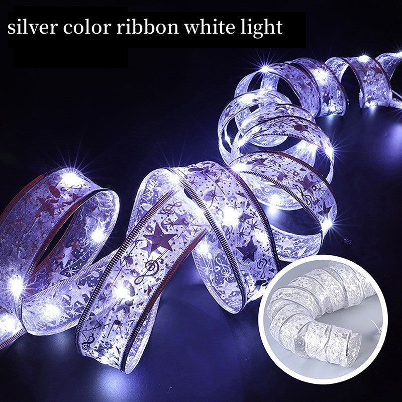 16.4ft 50LED Ribbon Christmas Fairy String Lights