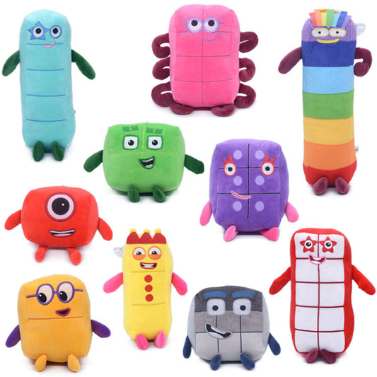 Numberblocks Plush Doll Stuffed Number Blocks Doll Kids Gift