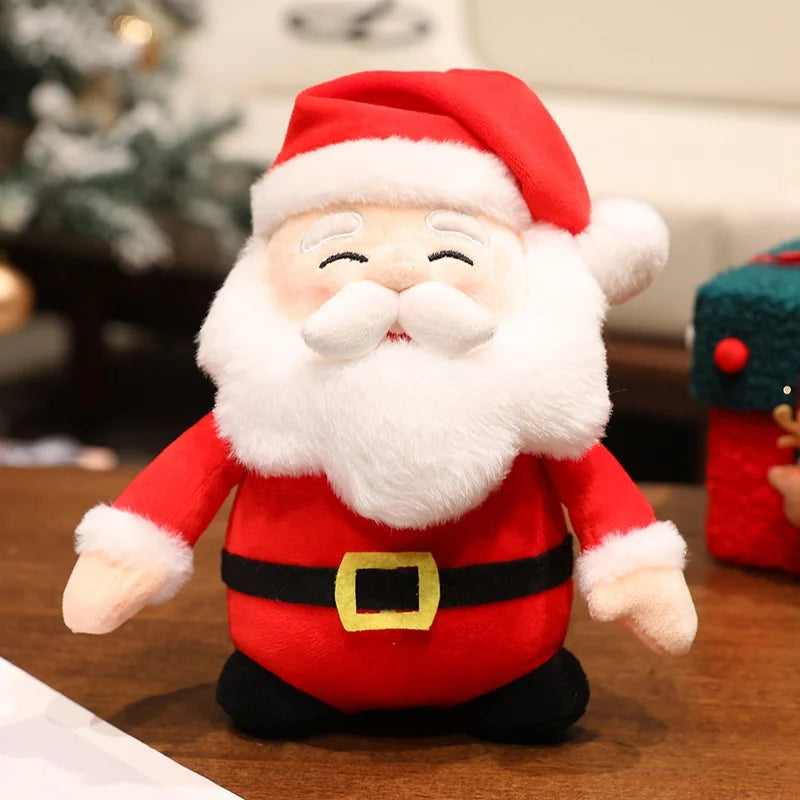 Plush Christmas Ornaments Santa Claus Plushies Lot