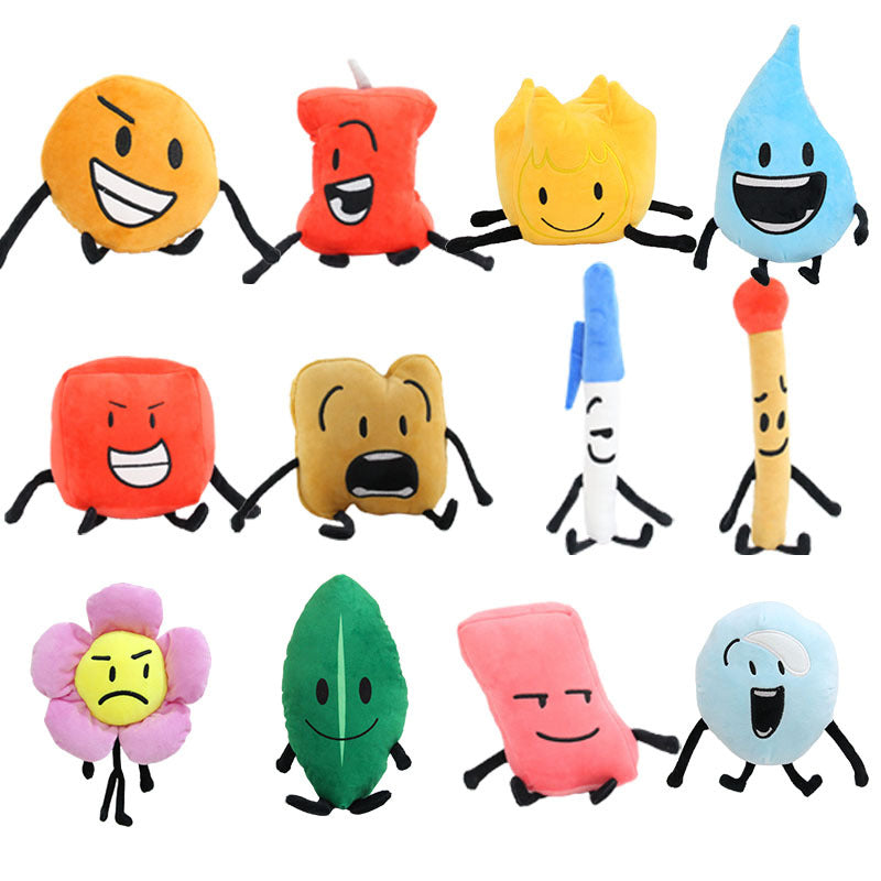 emartsnap Hot Battle for Dream Island Plush Toy Leafy Firey Doll kids Gifts