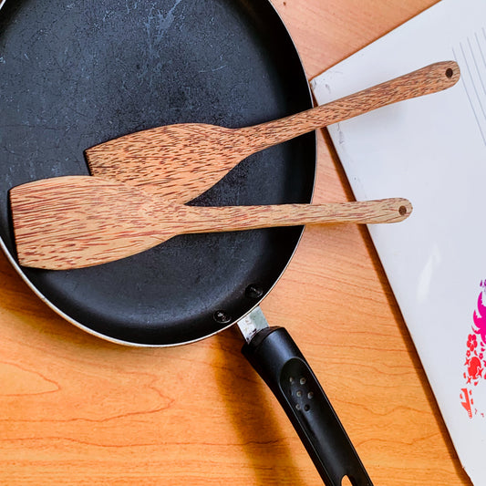 Coconut Wood Spatula Heat Resistant Kitchen Cooking Anti-scald