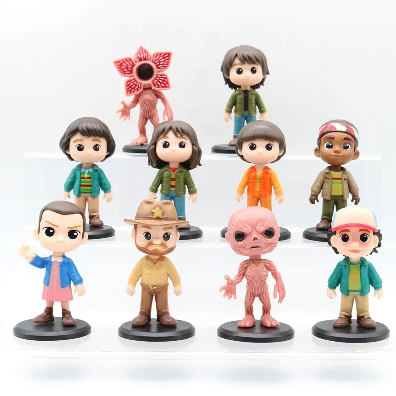 
10pcs Stranger Things Toys Demogorgon Pinata Figurine Collection