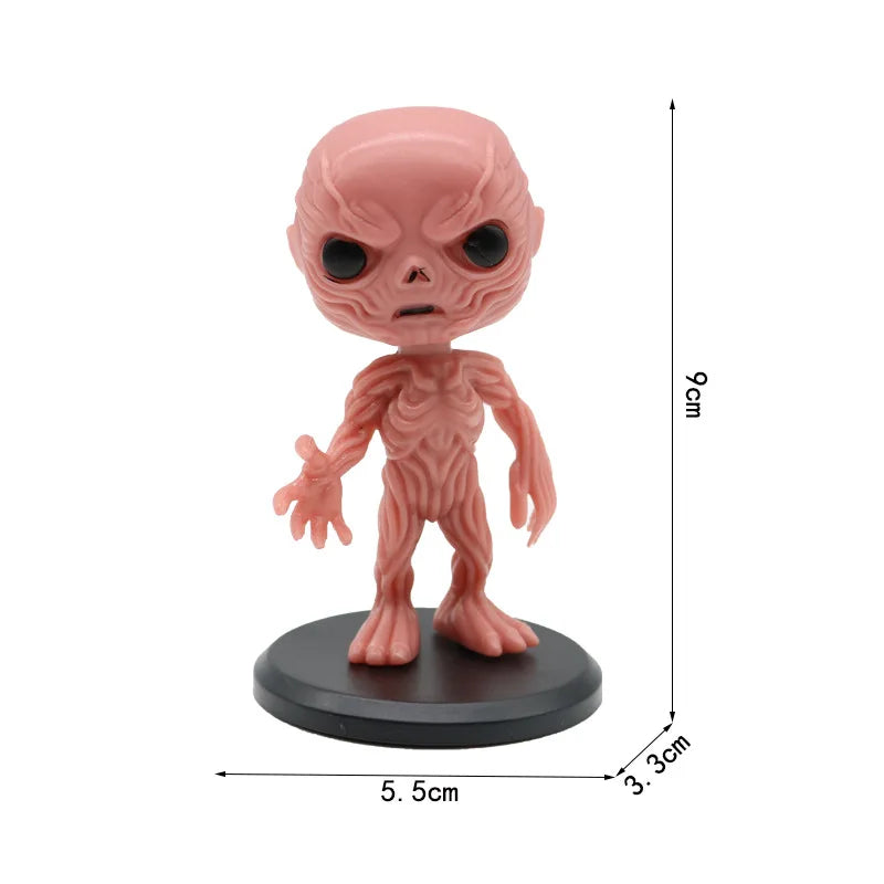 Small figure with measurements on a white background