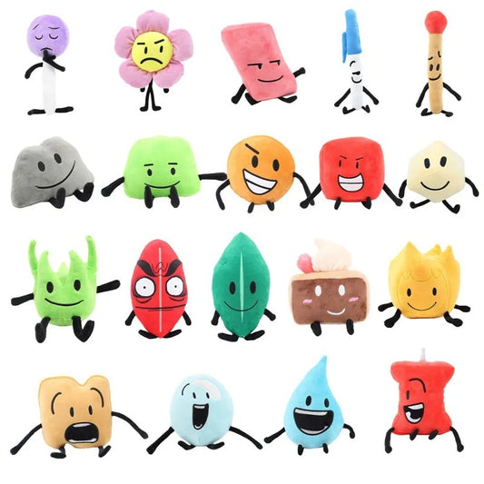 battle for dream island BFDI plush leafy 19pcs Lot
