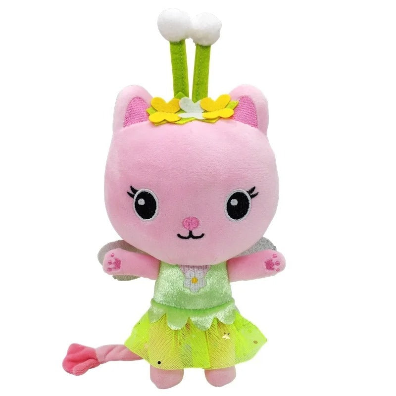  Gabby Dollhouse Plush Toy Mercat Cartoon Stuffed Animals Smiling Cat Car Cat Hug Gaby Girl Dolls Kids Christmas Gifts