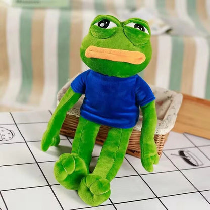 Expression Pepe The Sad Frog Plush Doll Birthday Girls Boys Cute GIfts