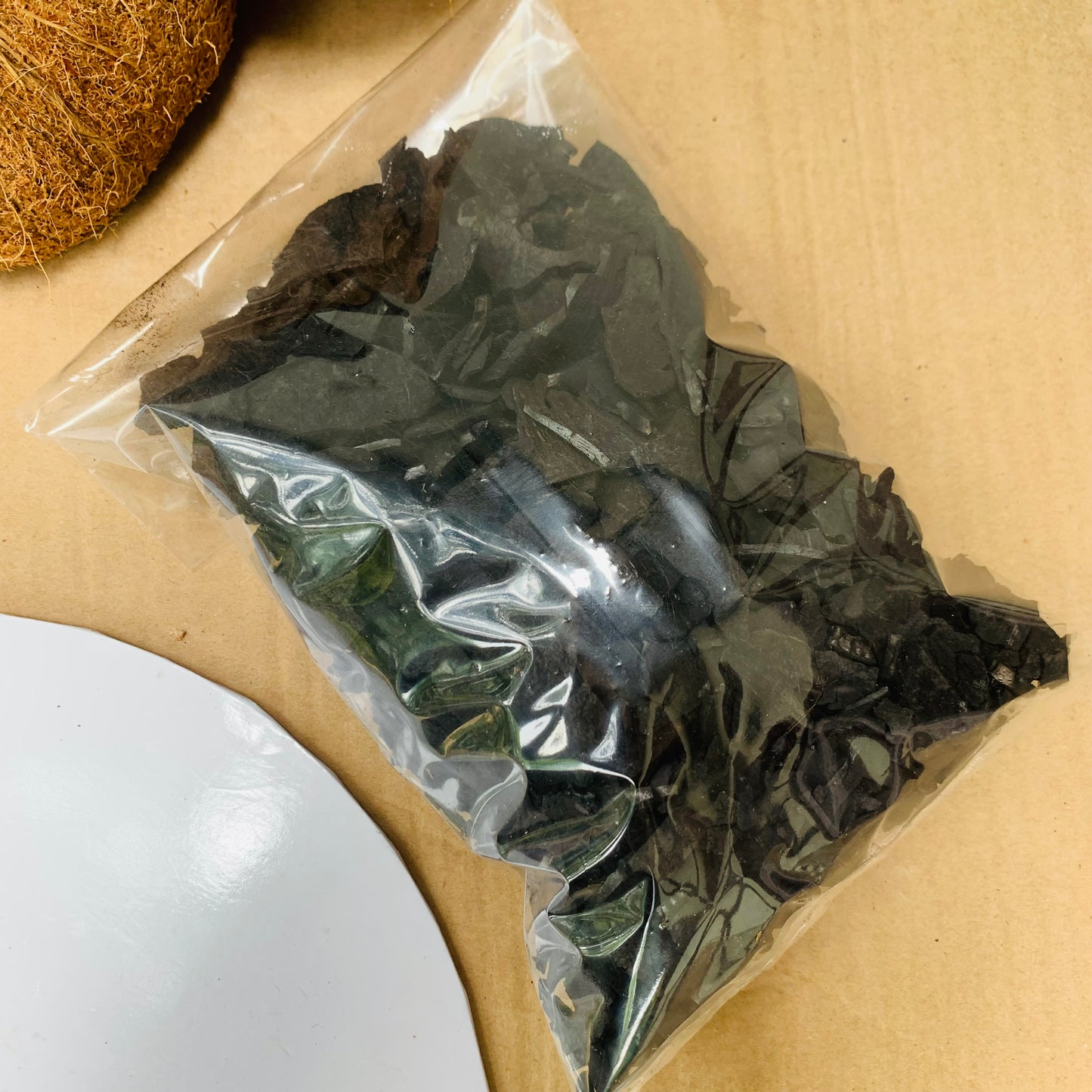 Coconut shell charcoal -Pure Organic -Activated Carbon Chips- Natural- Ceylon