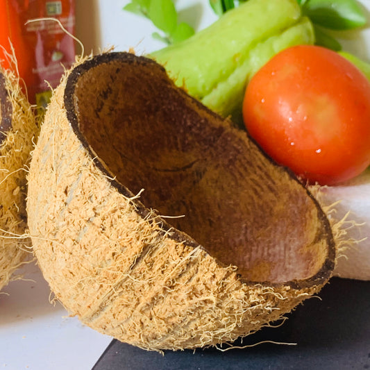 Natural Coconut Shell Halves Bowls Organic Eco Friendly