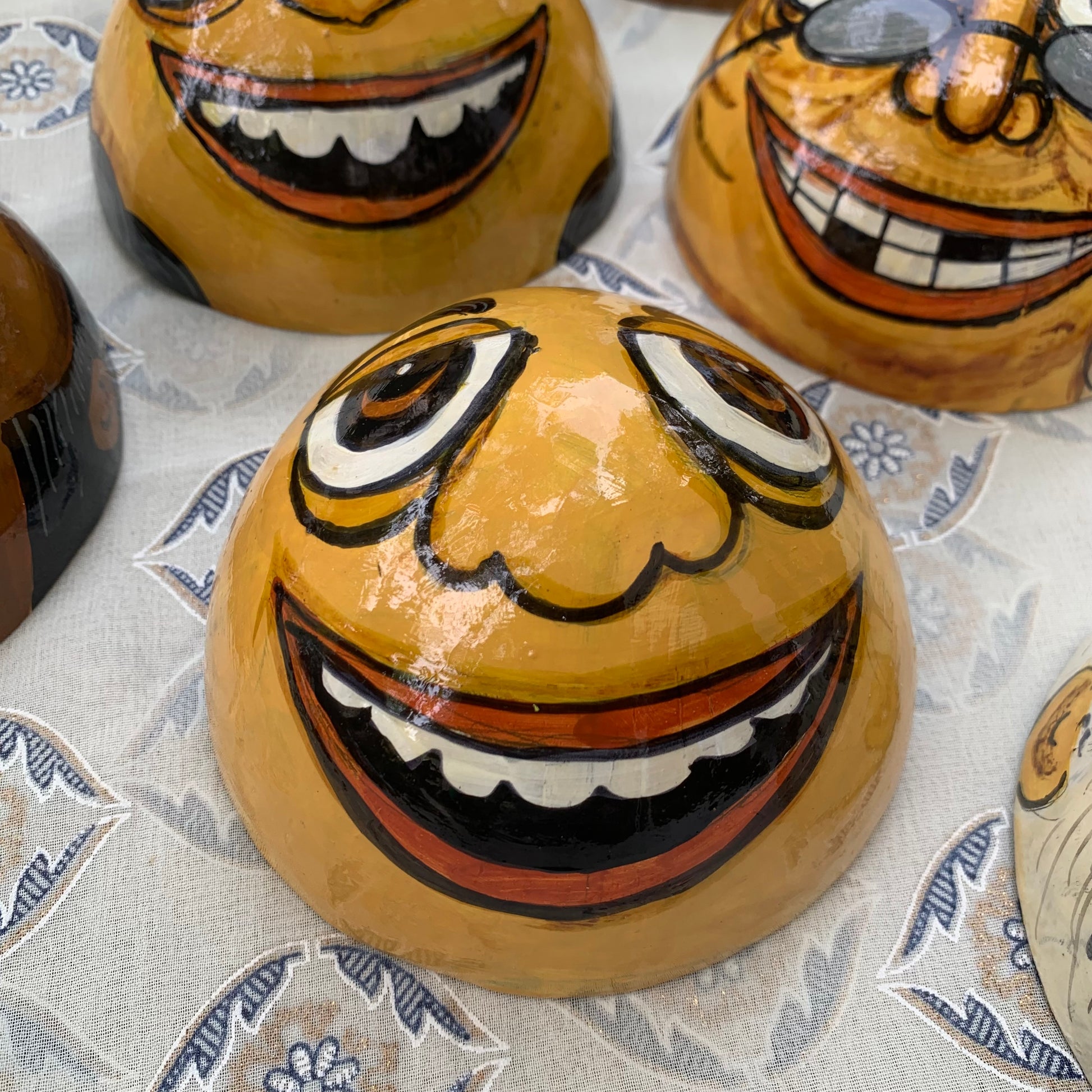 Coconut Shell Halves handcrafted Traditional Wall Art